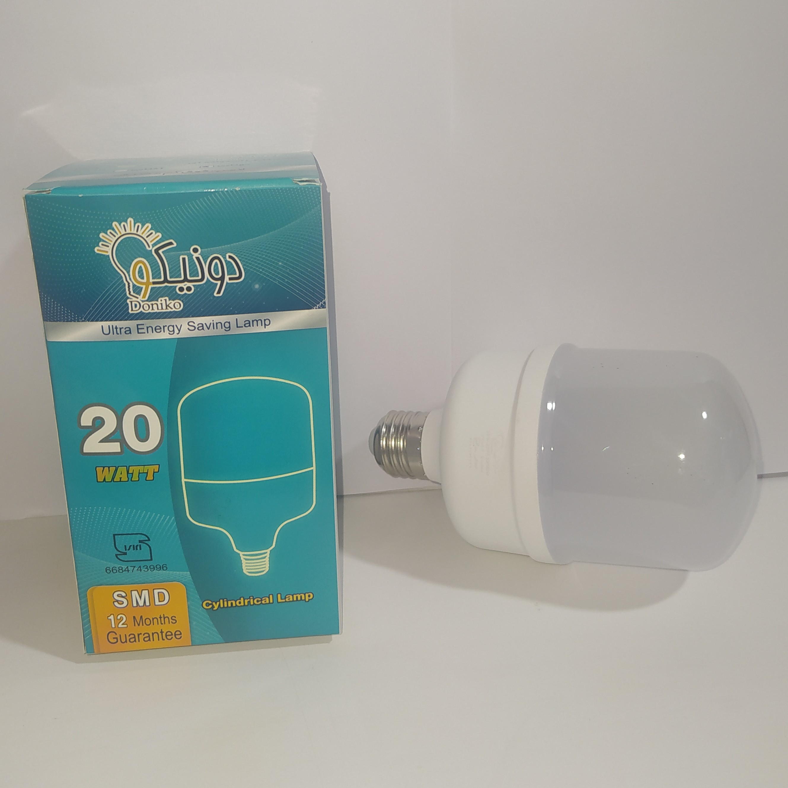 لامپ ال ای دی استوانه دونیکو  15 ماه گارانتی