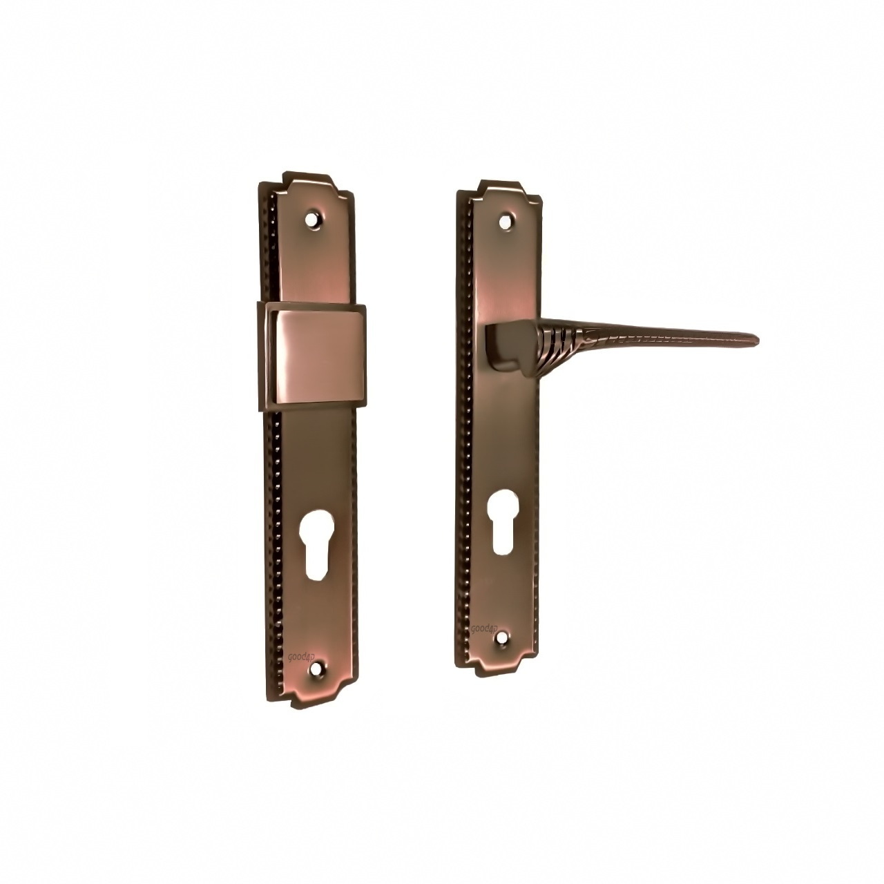 دستگیره پلاک آپارتمانی چپ رزگلد نیکو مدل 1818