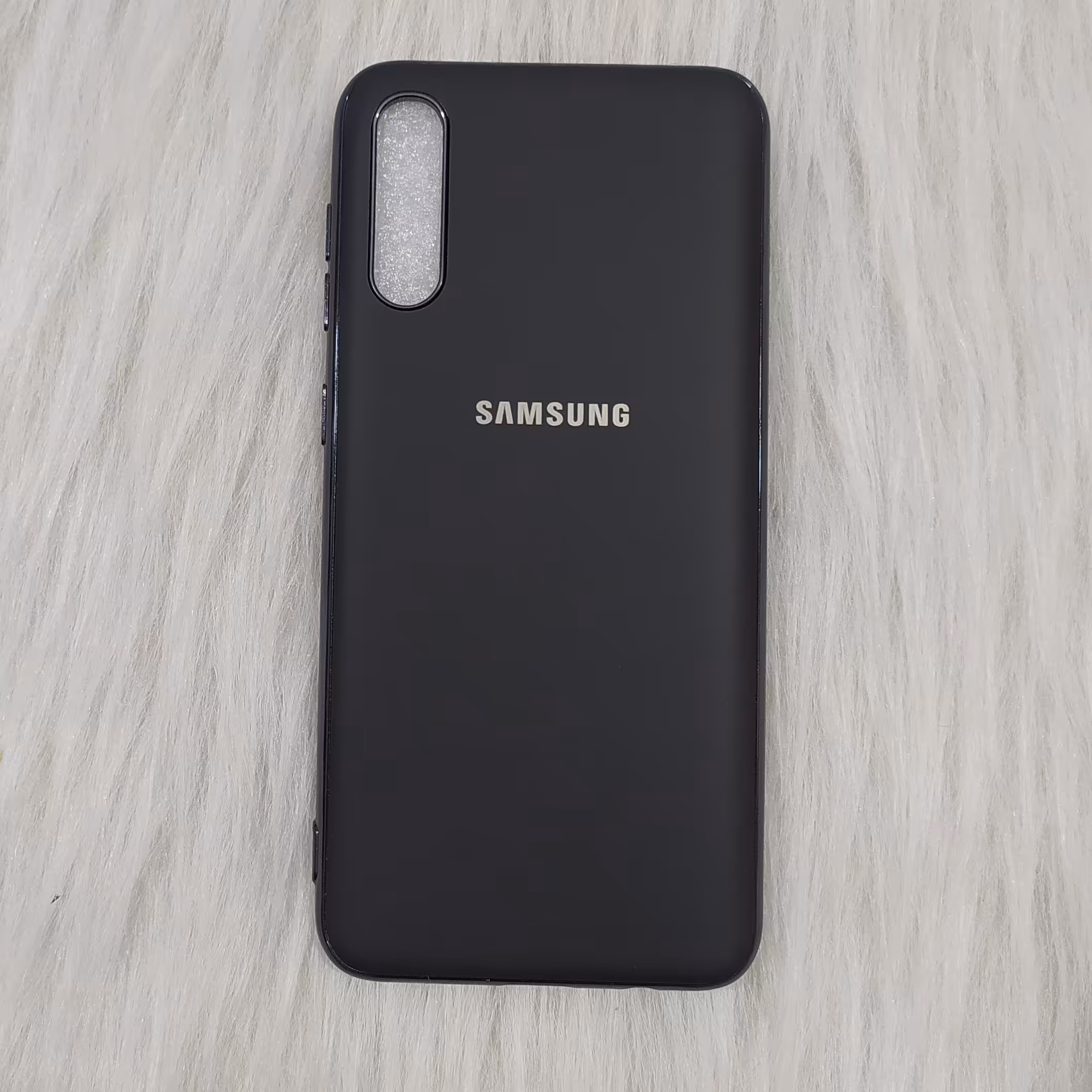 گارد سامسونگ  A30s و A50 و A50s مای کیس دور ژله ای براق رنگ مشکی 