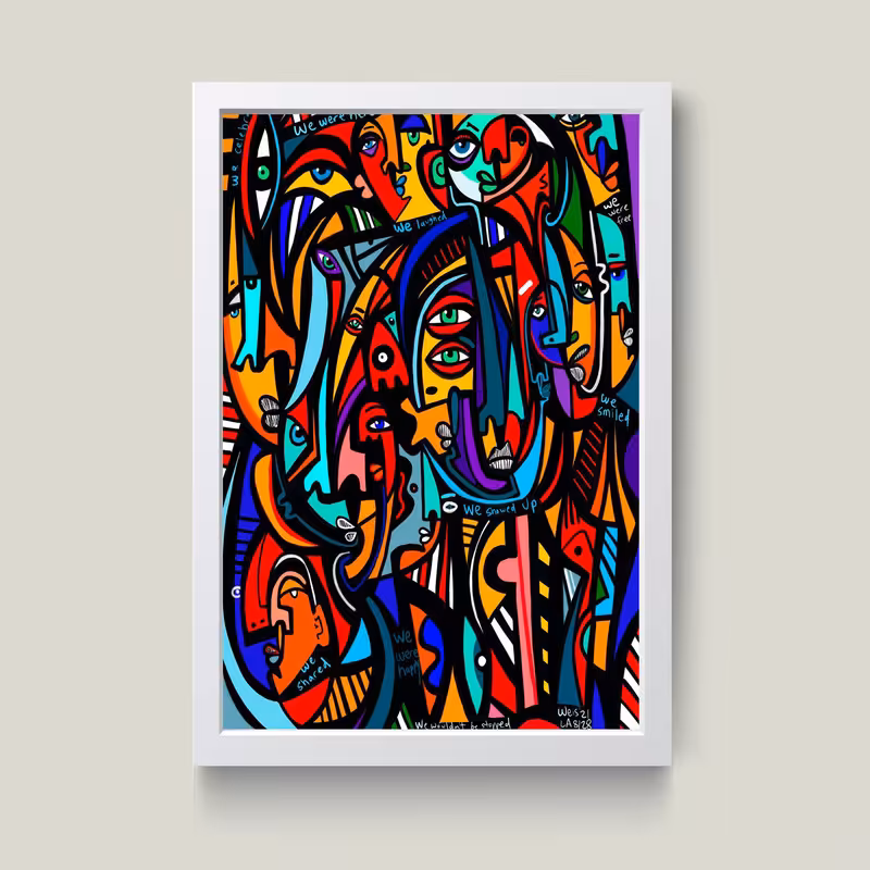 تابلو مدل چهره در چهره کدG15-37