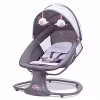 گهواره برقی نوزاد 3 کاره با آویز عروسک فیل صورتی کد 8106 ماستلا Mastela