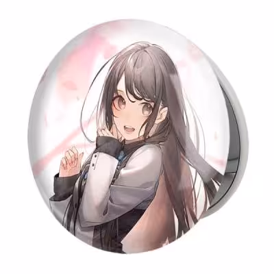 آینه جیبی خندالو طرح انیمه I Got a Cheat Ability in a Different World مدل تاشو کد 27583