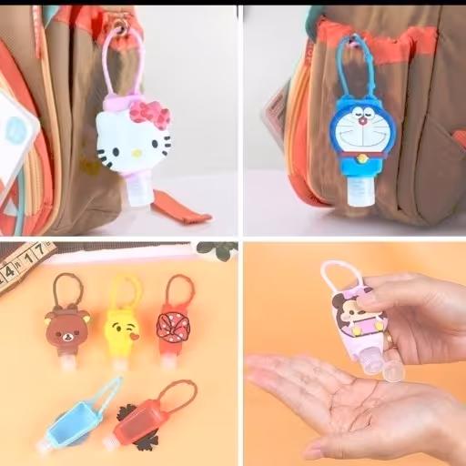 ژل ضد عفونی کننده عطری جیبی آویز دار کیتی فانتزی کیوت فوق العاده خوشبو پینترستی رایحه ابنباتی و پاستیلی جذاب  قابل شارژ