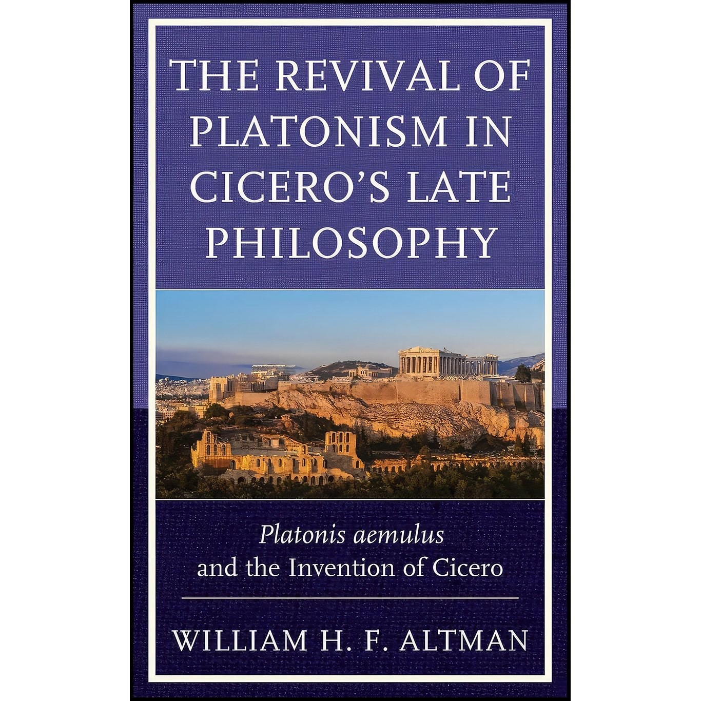 کتاب زبان اصلی The Revival of Platonism in Ciceros Late Philosophy