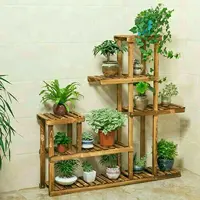 استند چوبی گل و کاکتوس سایز بزرگ 101