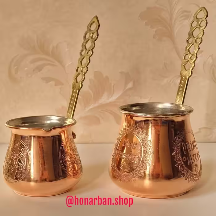 قهوه جوش مسی سایز بزرگ