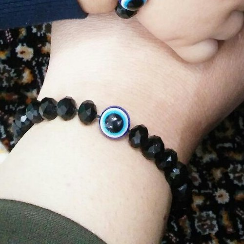 دستبند مهره کریستالی بزرگسال 