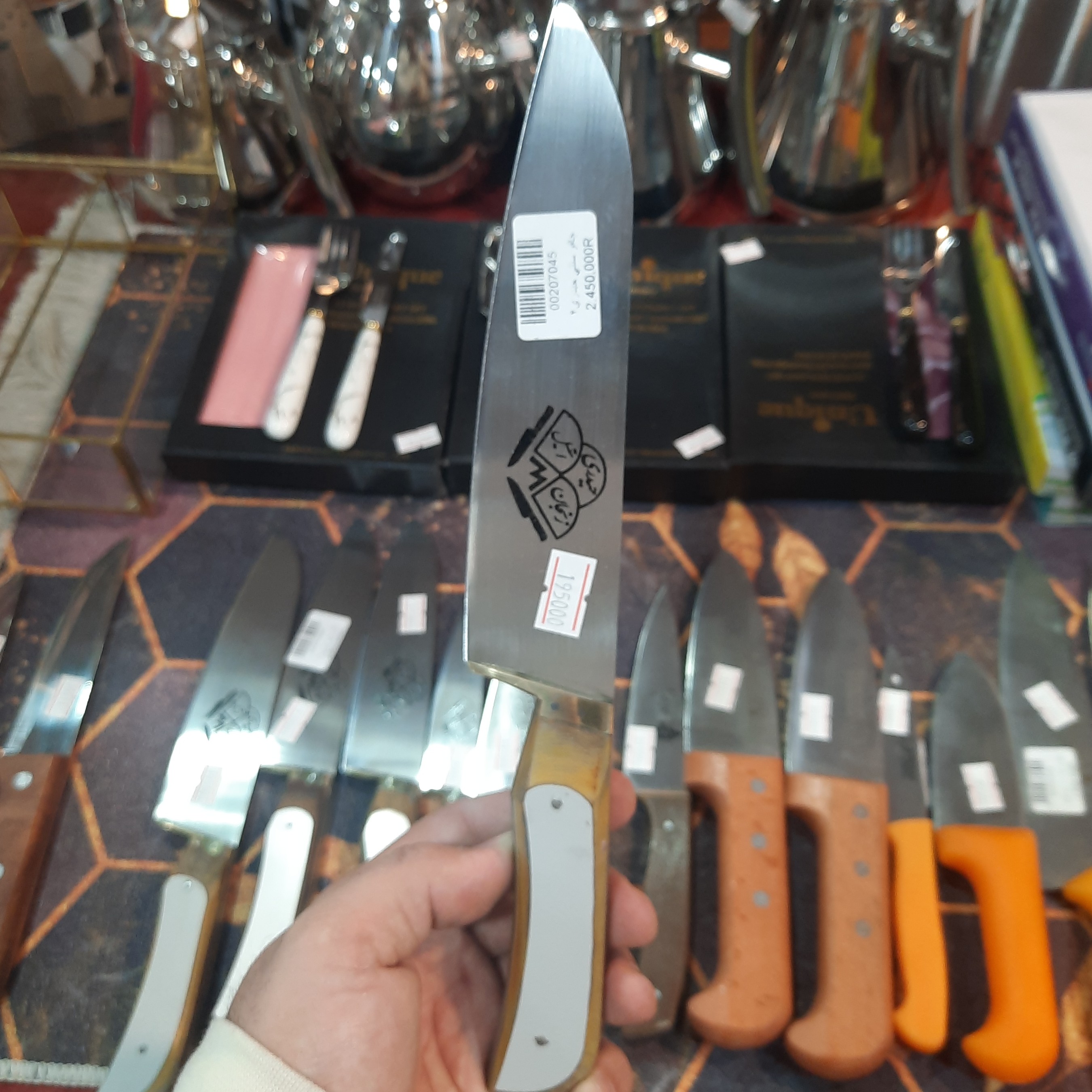 چاقو دسته چوبی حیدری زنجان