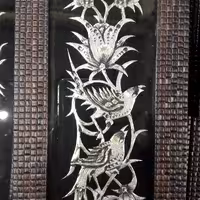 قاب قلمزنی مسی سایز 14در29باقاب پی وی سی