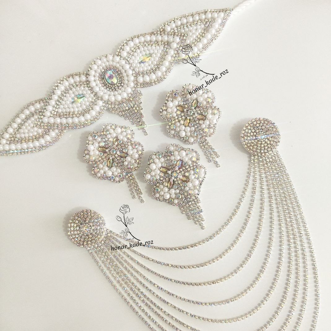 ست مرواریدی ظریف و زیبامون (پس کرایه)