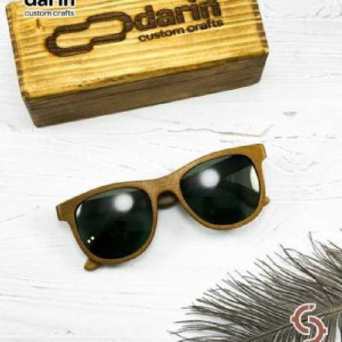 عینک دستساز چوب گردو ماژان برند دارین 012 – DARIN MAZHAN