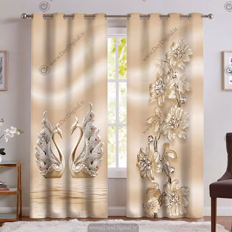 پرده مدل جدید پذیرایی PK-4977