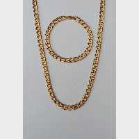 ست دستبند و گردنبند کارتیر استیل 