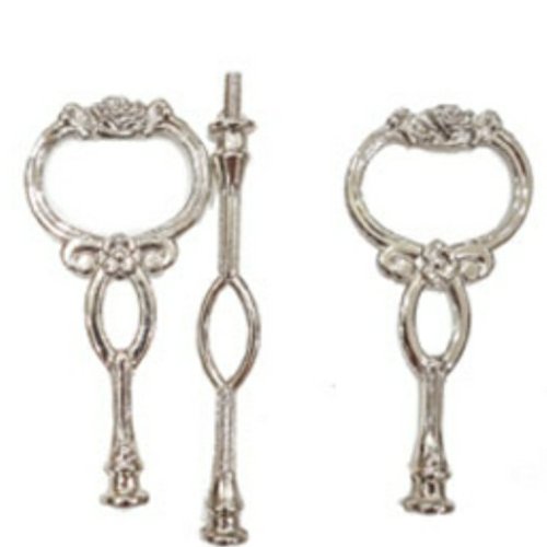 هولدر طرح رز ( نقره ای  موجود)دو طبقه