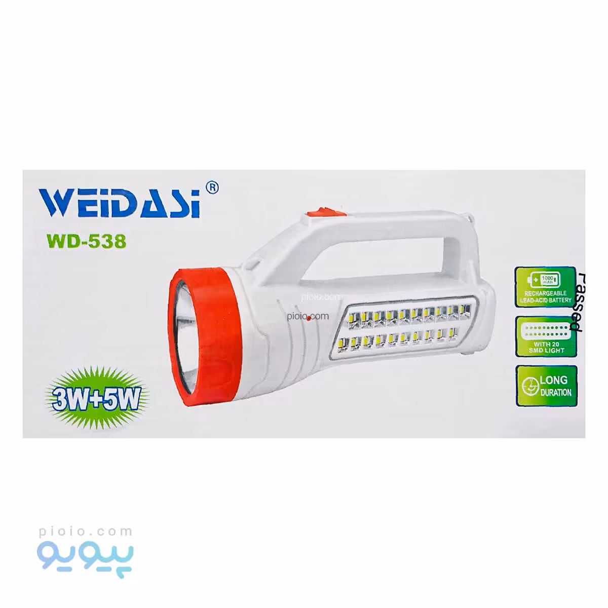 چراغ قوه WEIDASI آیتم WD-538