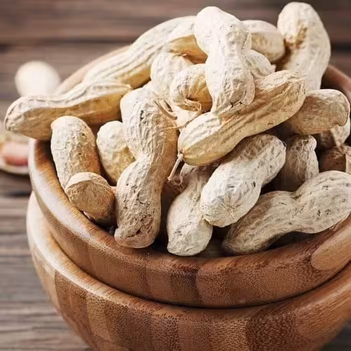 بادام زمینی غلاف دار