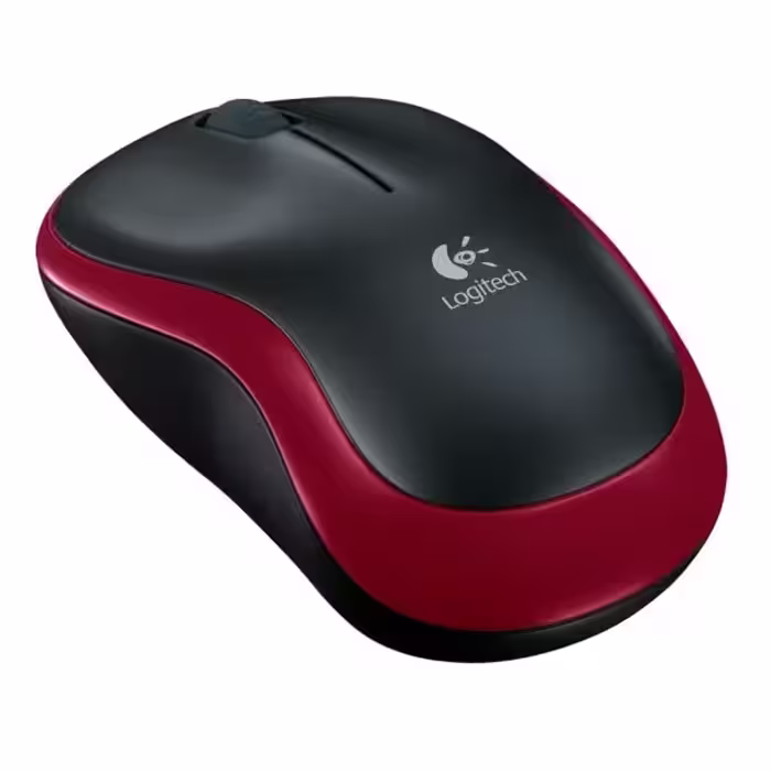 ماوس لاجیتک مدل M185 بی سیم اپتیکال قرمز