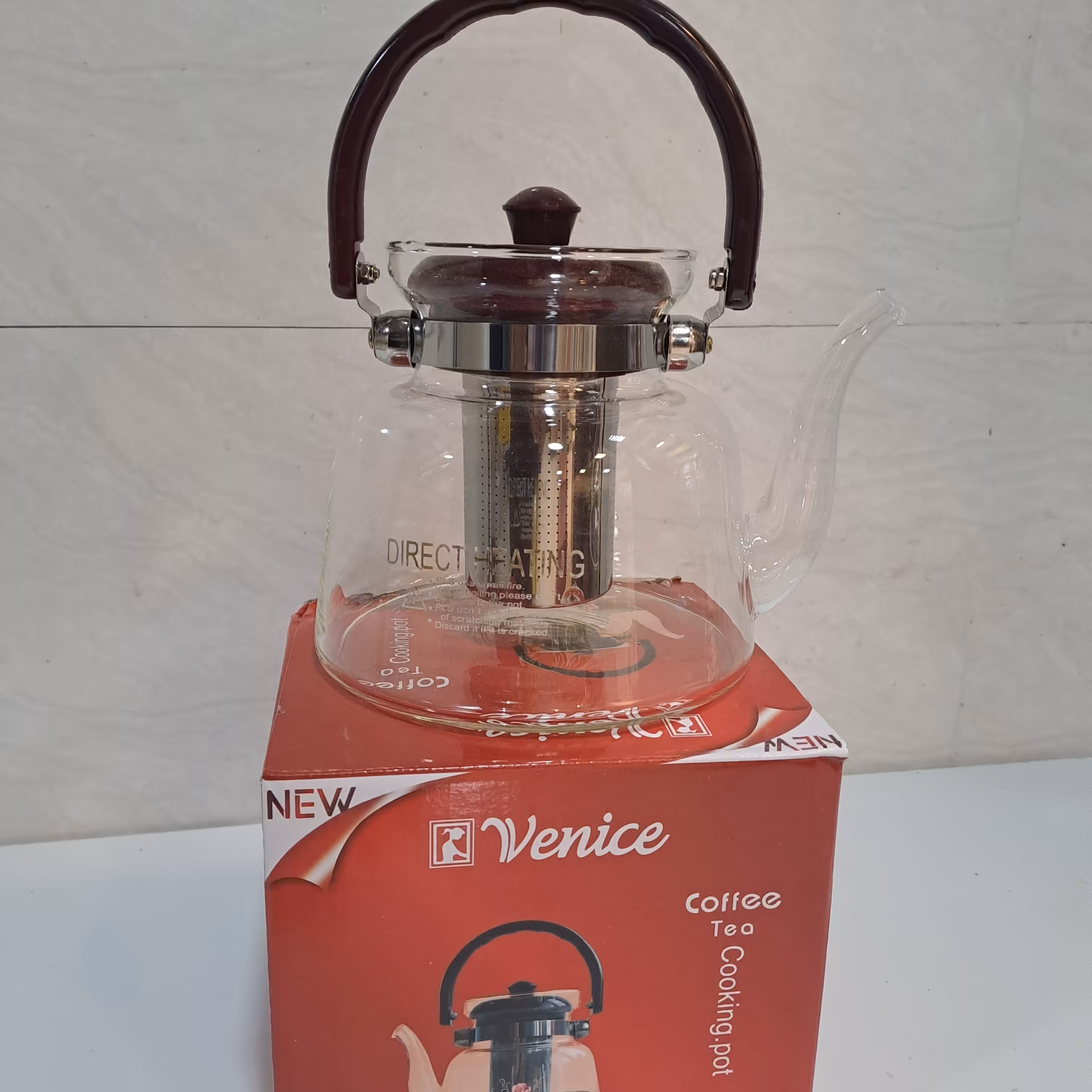 قوری  شیشه ای پیرکس  1600میلی لیتر