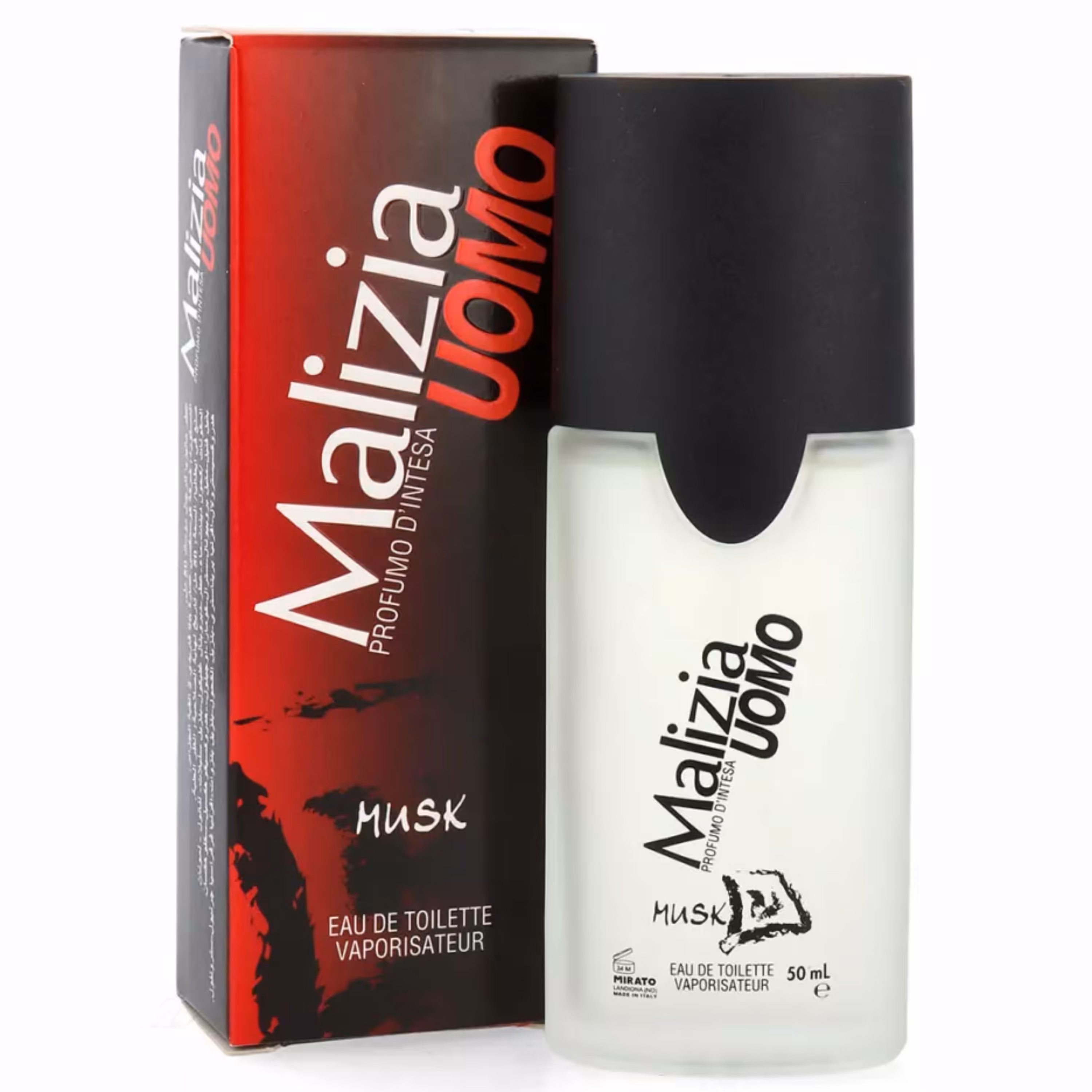 ادکلن میراتو (مالزیا)مالیزیا یومو ماسک Mirato - Malizia Uomo Musk حجم 50 میل