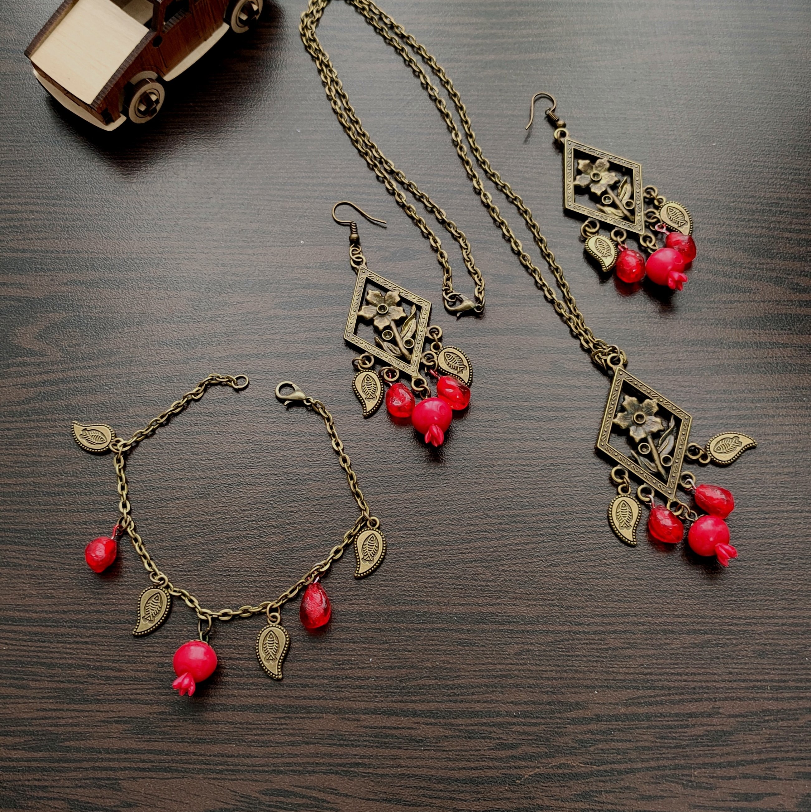 یلدایی،ست زیورآلات یلدایی مدل 1