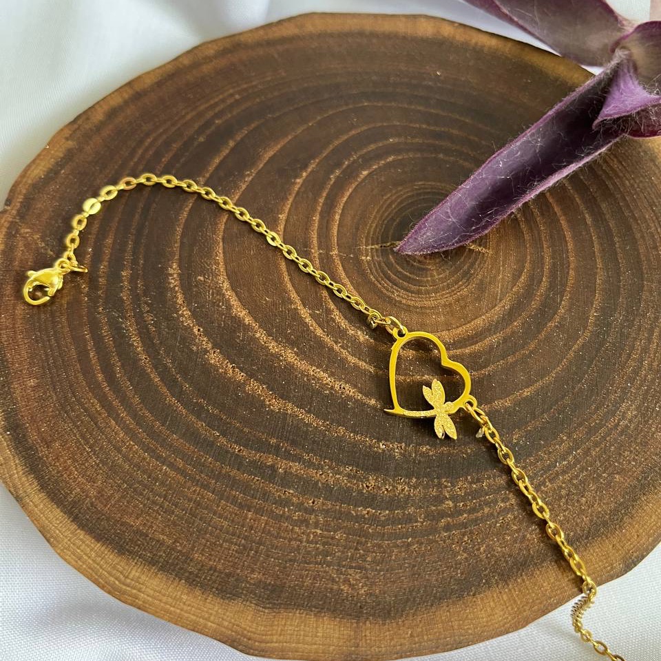 دستبند طرح قلب