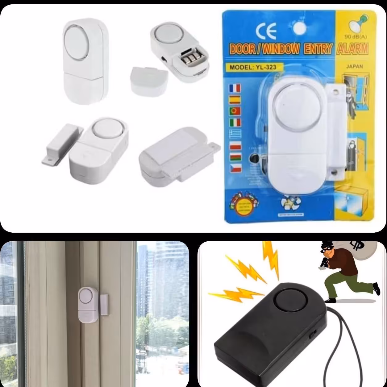 دزدگیر جادویی در وپنجره