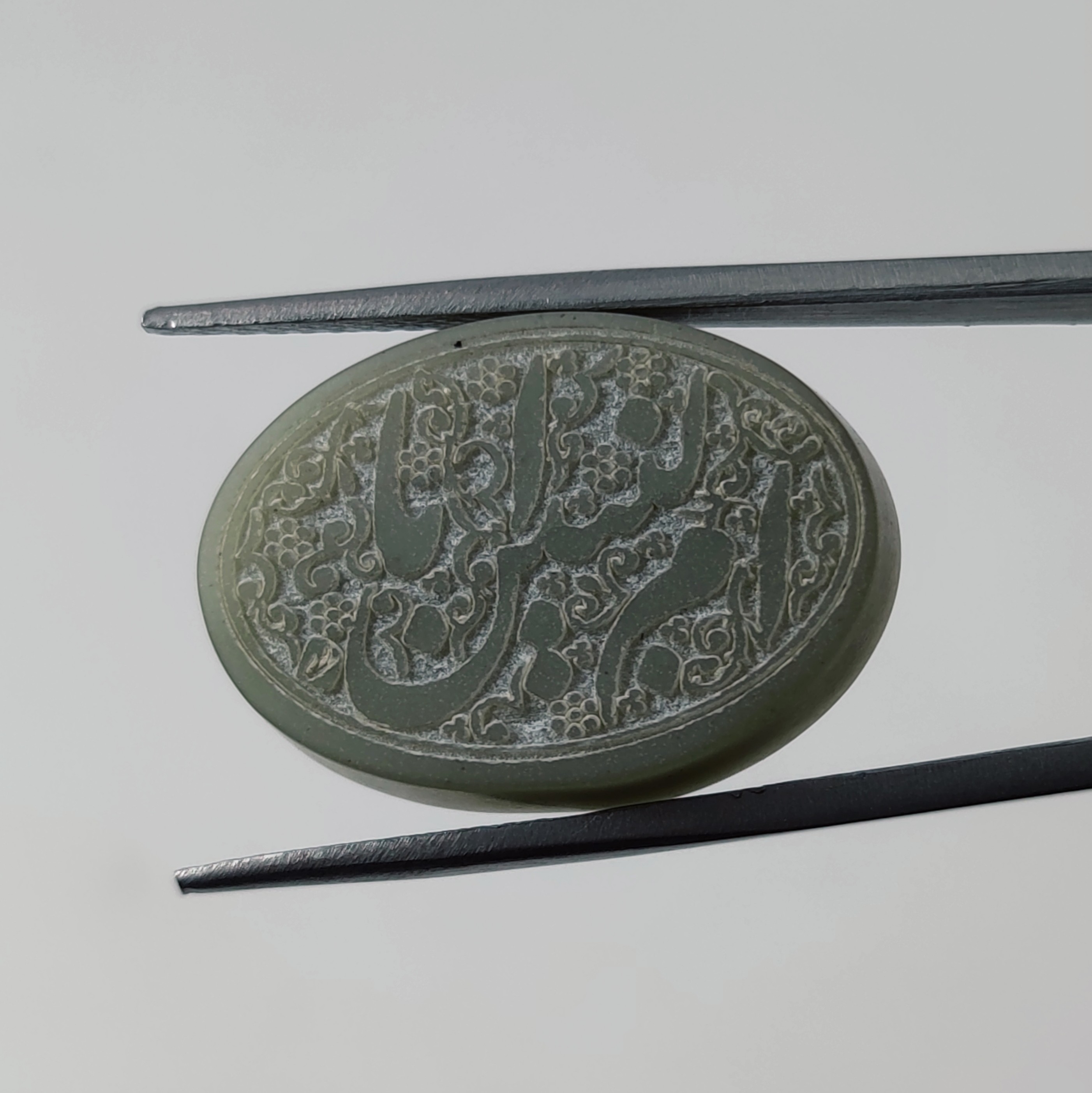 نگین خطی سنگ یشم معدنی شهر کرمان   