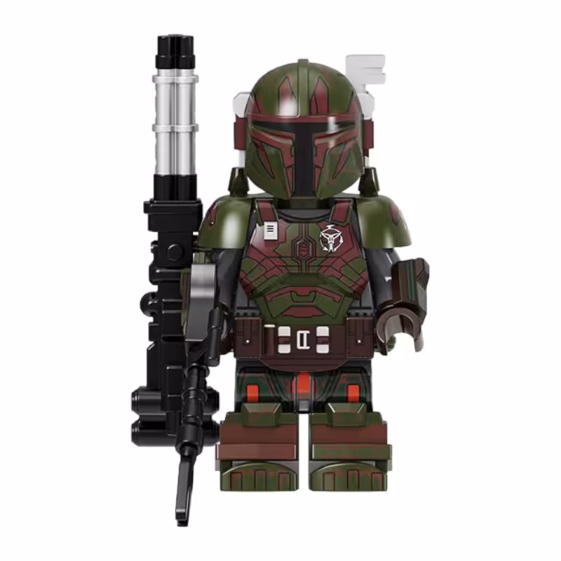 لگو ماندالورین (استار وارز) کاستوم سبز قهوه ای