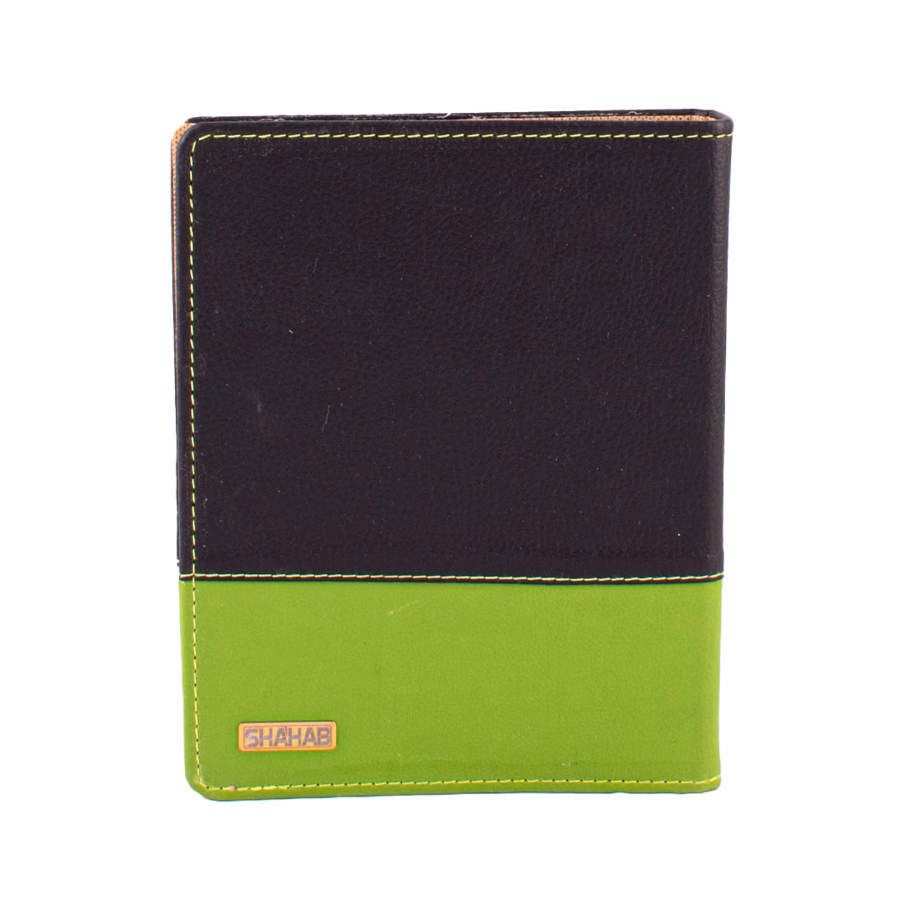 کلاسور مدل دو تکّه چرمی 20 حلقه سبز کد L1130 