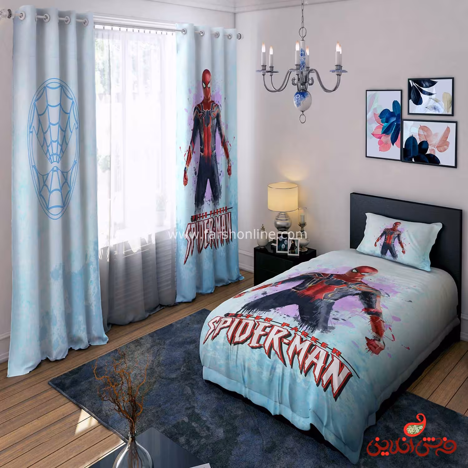 روتختی طرح مرد عنکبوتی کد 15513