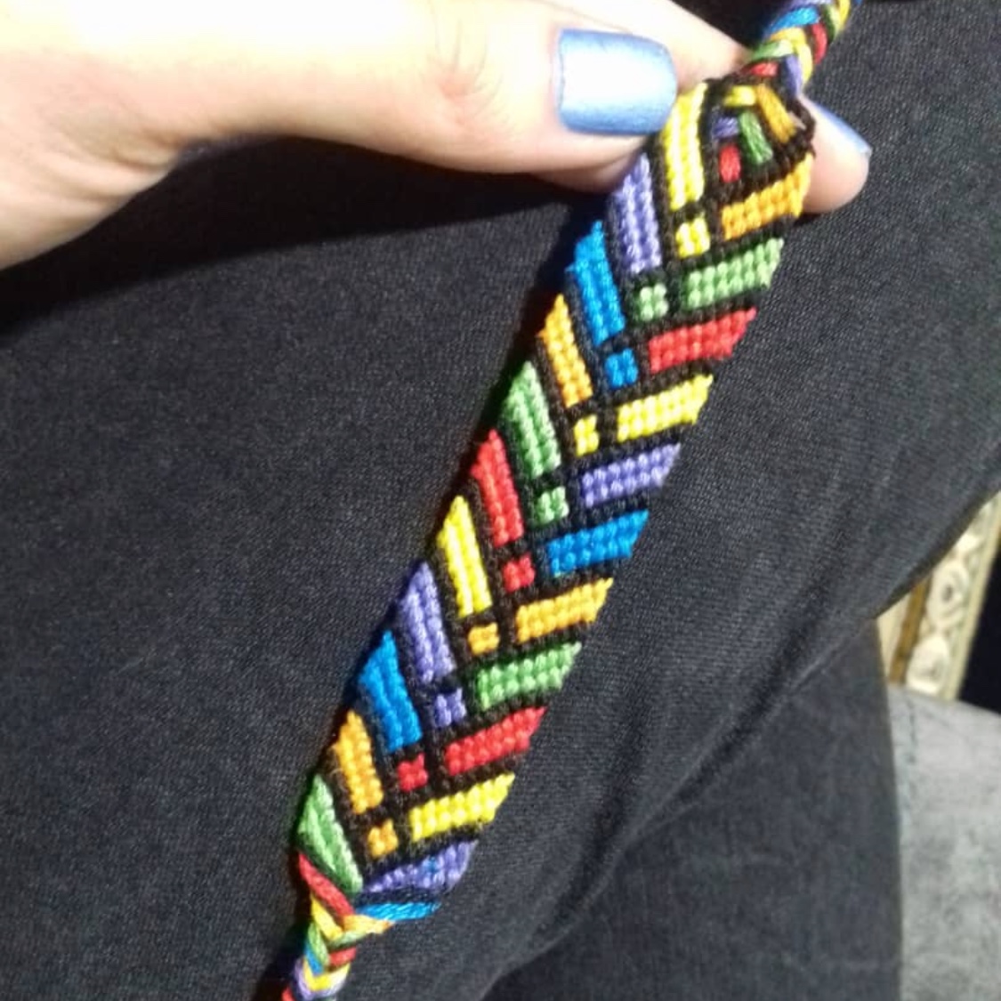 دستبند دوستی مدل رنگی رنگی