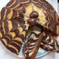 پودر کیک دو رنگ خانگی و سالم دلسا