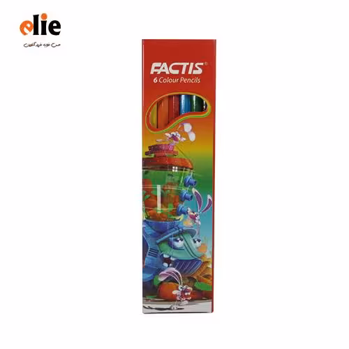 مداد رنگی 6 رنگ فکتیس