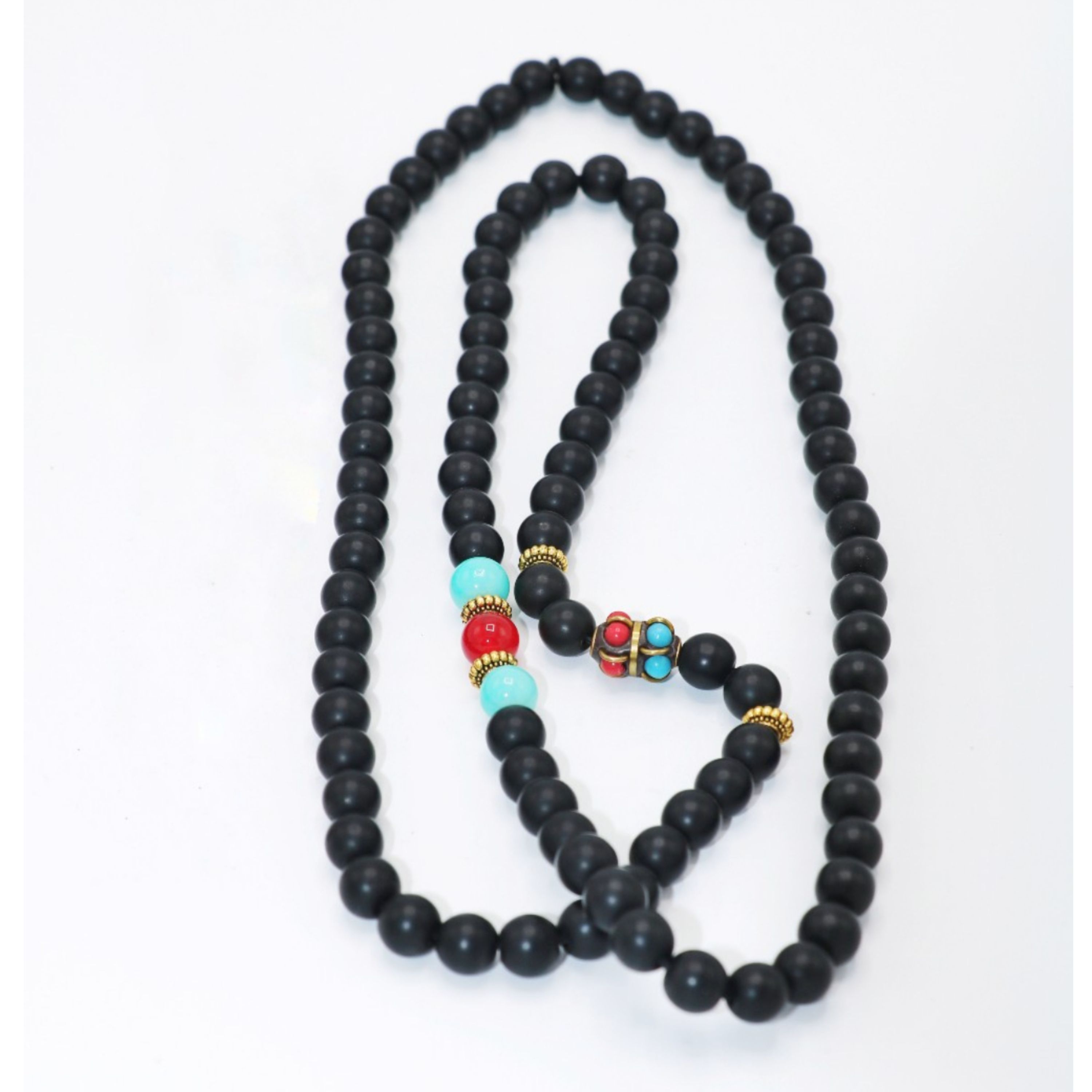 گردنبند تبتی (آبی روشن . قرمز.مشکی)