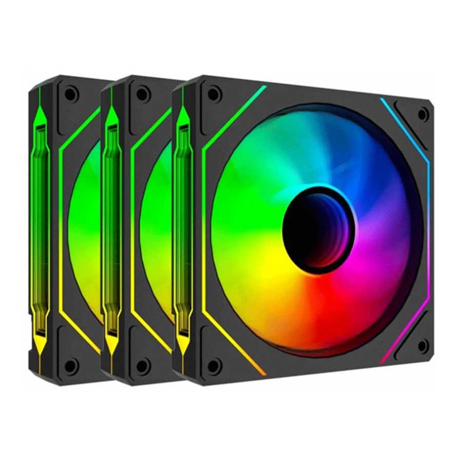 قیمت و خرید فن خنک کننده کیس کامپیوتر لاجی کی مدل F325B 3-in-1 | یاس ارتباط