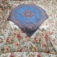 لحاف کرسی مدل گلدن سایز 400x400 سانتی متر