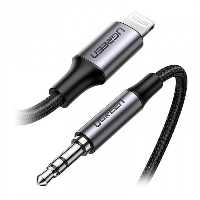 کابل تبدیل Lightning یوگرین به 3.5mm Male Adaptor Cable مدل US315 کد 70509