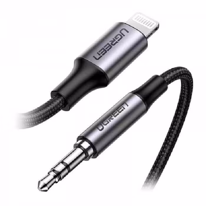 کابل تبدیل Lightning یوگرین به 3.5mm Male Adaptor Cable مدل US315 کد 70509