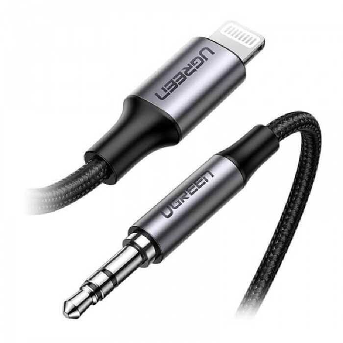 کابل تبدیل Lightning یوگرین به 3.5mm Male Adaptor Cable مدل US315 کد 70509