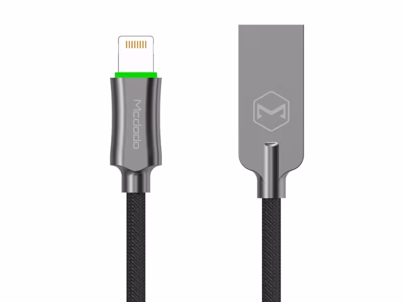 کابل شارژ و انتقال داده لایتنینگ مک دودو Mcdodo CA-390 Auto Disconnect Lightning Cable 1.8M