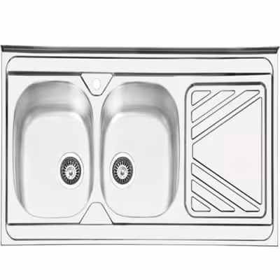 سینک ظرفشویی 1028 روکار ایلیا استیل