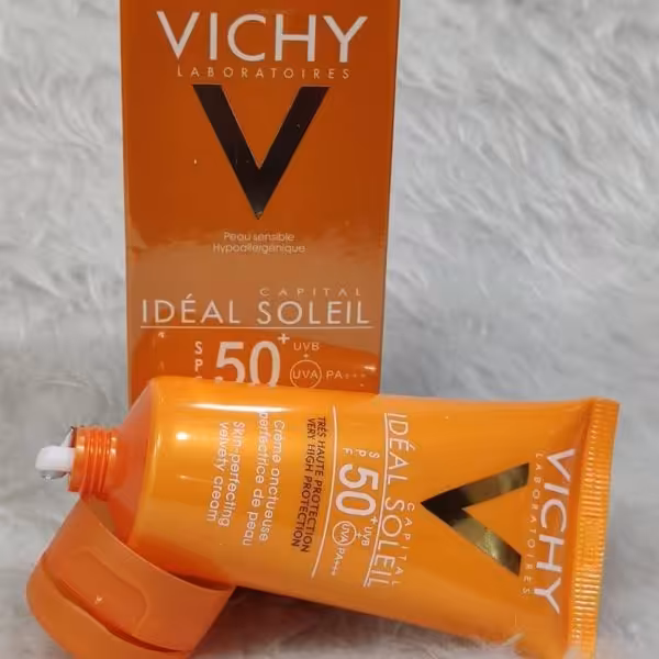 فلوئید ضد آفتاب ویشی سری Ideal Soleil مدل Dry Touch حجم 50 میلی لیتر Vichy Dry Touch Ideal Soleil spf50 Sunscreen Fluid 50