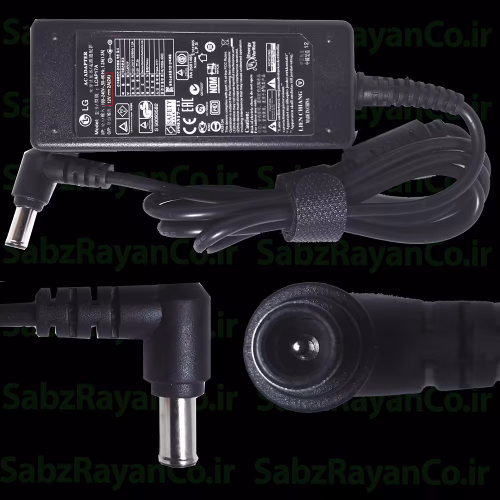آداپتور مانیتور ال جی 19ولت 2.1 آمپر به همراه کابل برق 