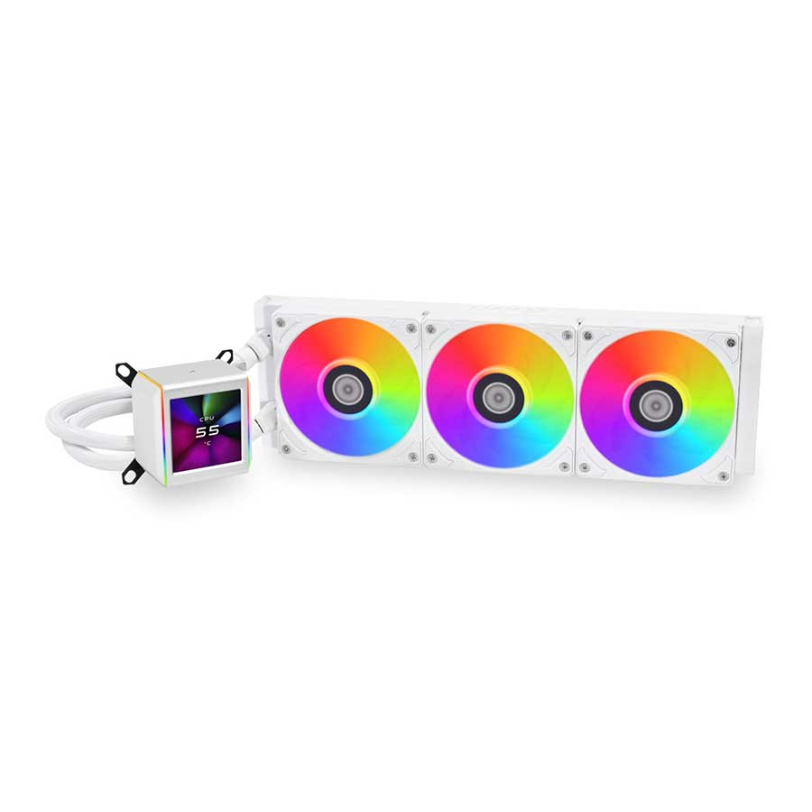 قیمت و خرید خنک کننده مایع پردازنده لیان لی مدل Galahad II LCD 360 White | یاس ارتباط