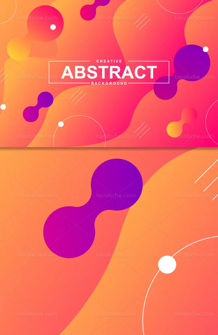 وکتور بک گراند و پس زمینه انتزاعی رنگی | گرافیک با طعم تربچه