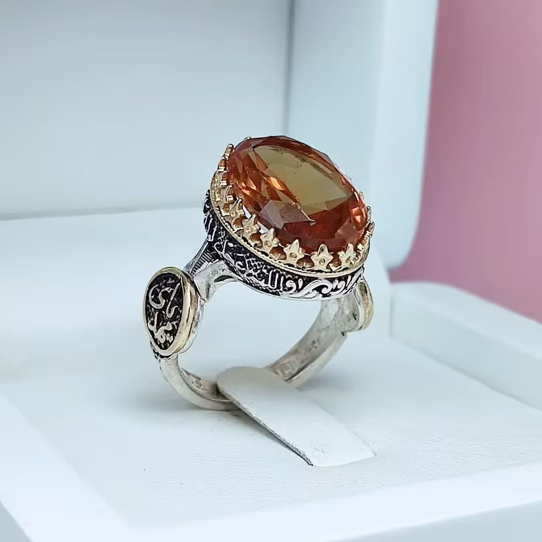 انگشتر الکساندریت سه رنگ