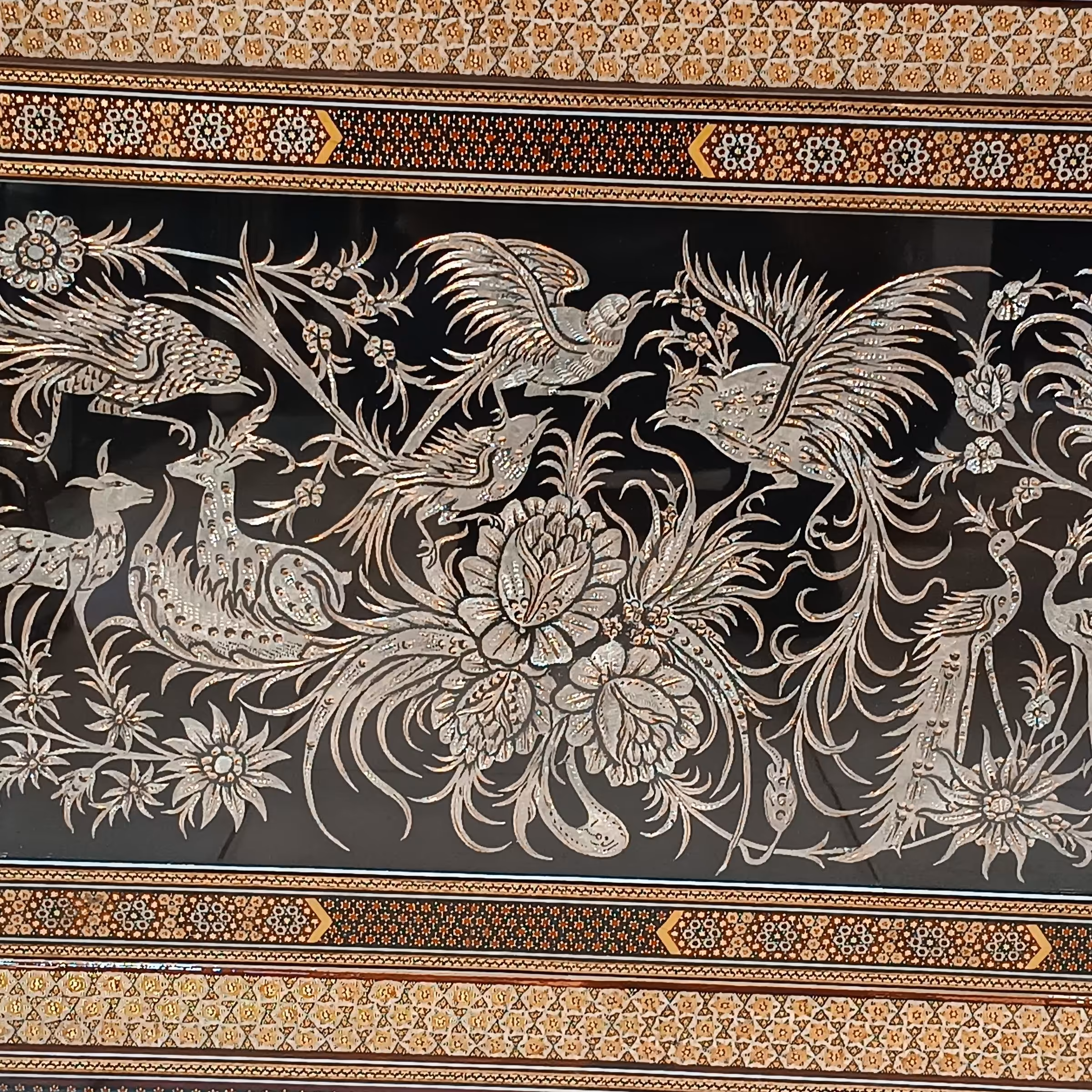 تابلو خاتم و قلمزنی زیبا و ظریف