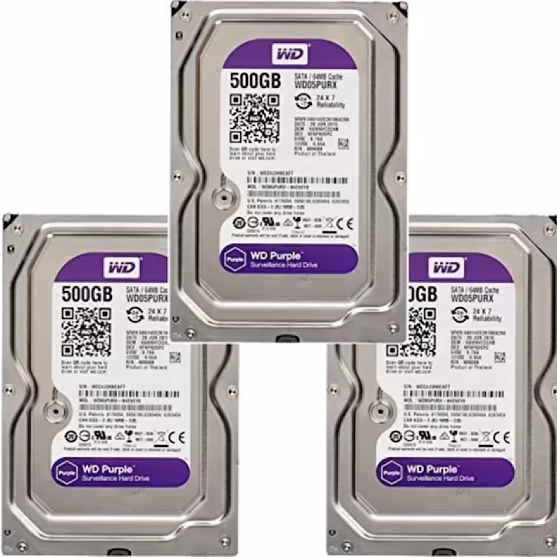 هارد اینترنال وسترن بنفش ظرفیت 500 گیگ 