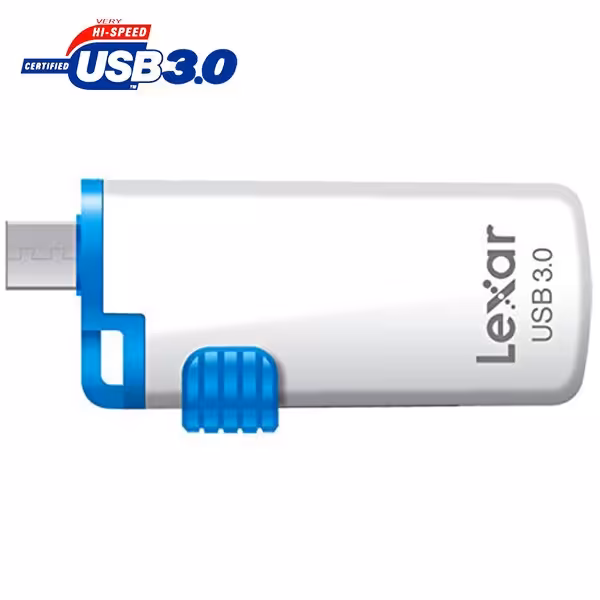 فلش مموری لکسار مدل جامپ درایو ام20 با ظرفیت 64 گیگابایت