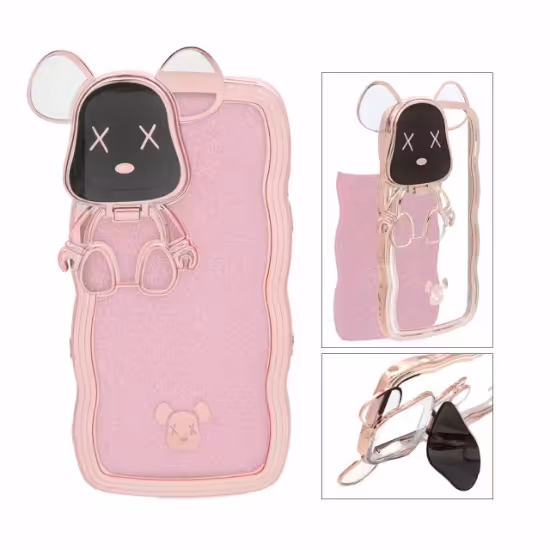 قاب گوشی Kaws استند شو با کاور اکلیلی برای iPhone 11